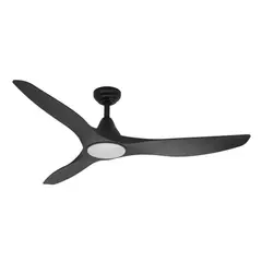 EGLO - Ventilador Techo Portsea Acero led incluye con control 50w COD205653