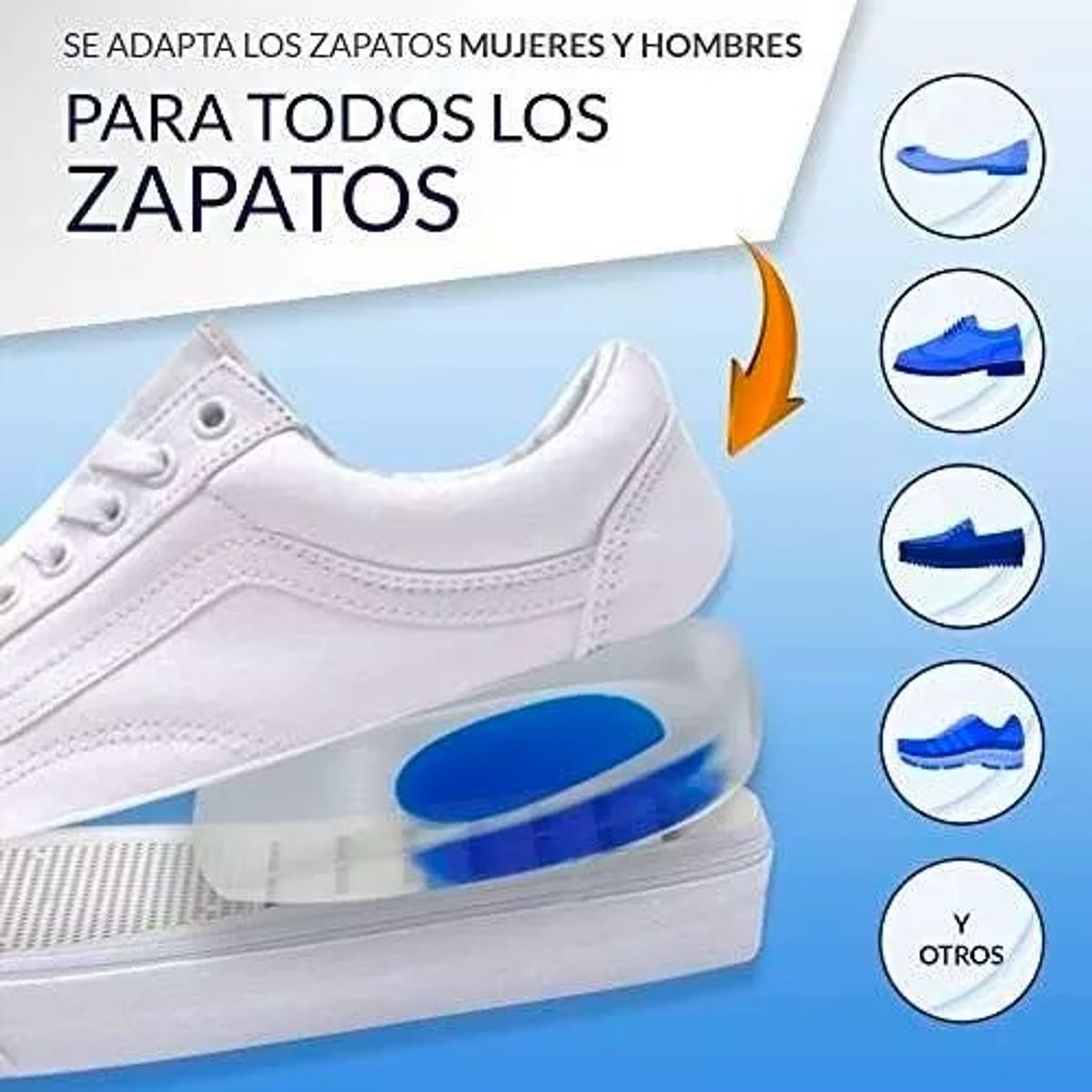 GENERICO - Plantillas Ortopedicas Taloneras Silicona Espolon Fascitis