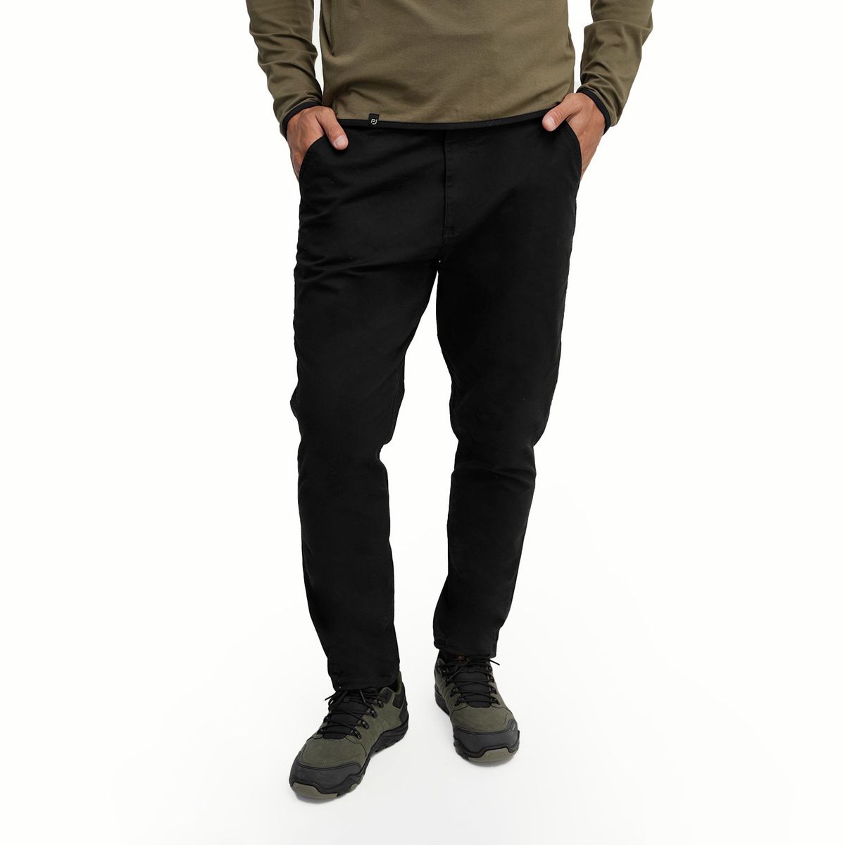 PANAMA JACK - Pantalón hombre negro Panama Jack