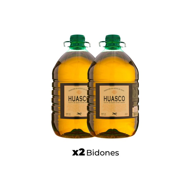 HUASCO - Aceite de Oliva extra virgen Huasco 2 x 5000 ml