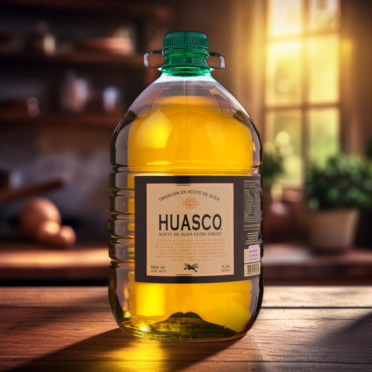 HUASCO - Aceite de Oliva extra virgen Huasco 2 x 5000 ml