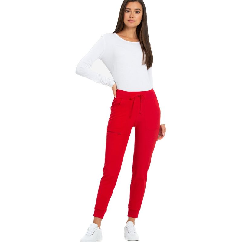 HEARTSOUL - Pantalón Jogger Uniforme Clínico Mujer Heartsoul Rojo Matrona Ozstore