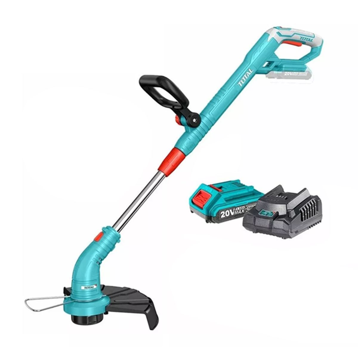 TOTAL TOOLS - Orilladora Inalambrica 20v  Bateria  Cargador