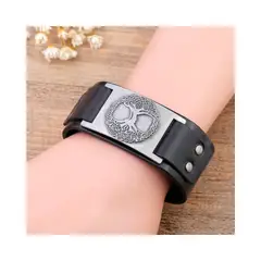 GENERICO - Pulsera de cuero Yggdrasil