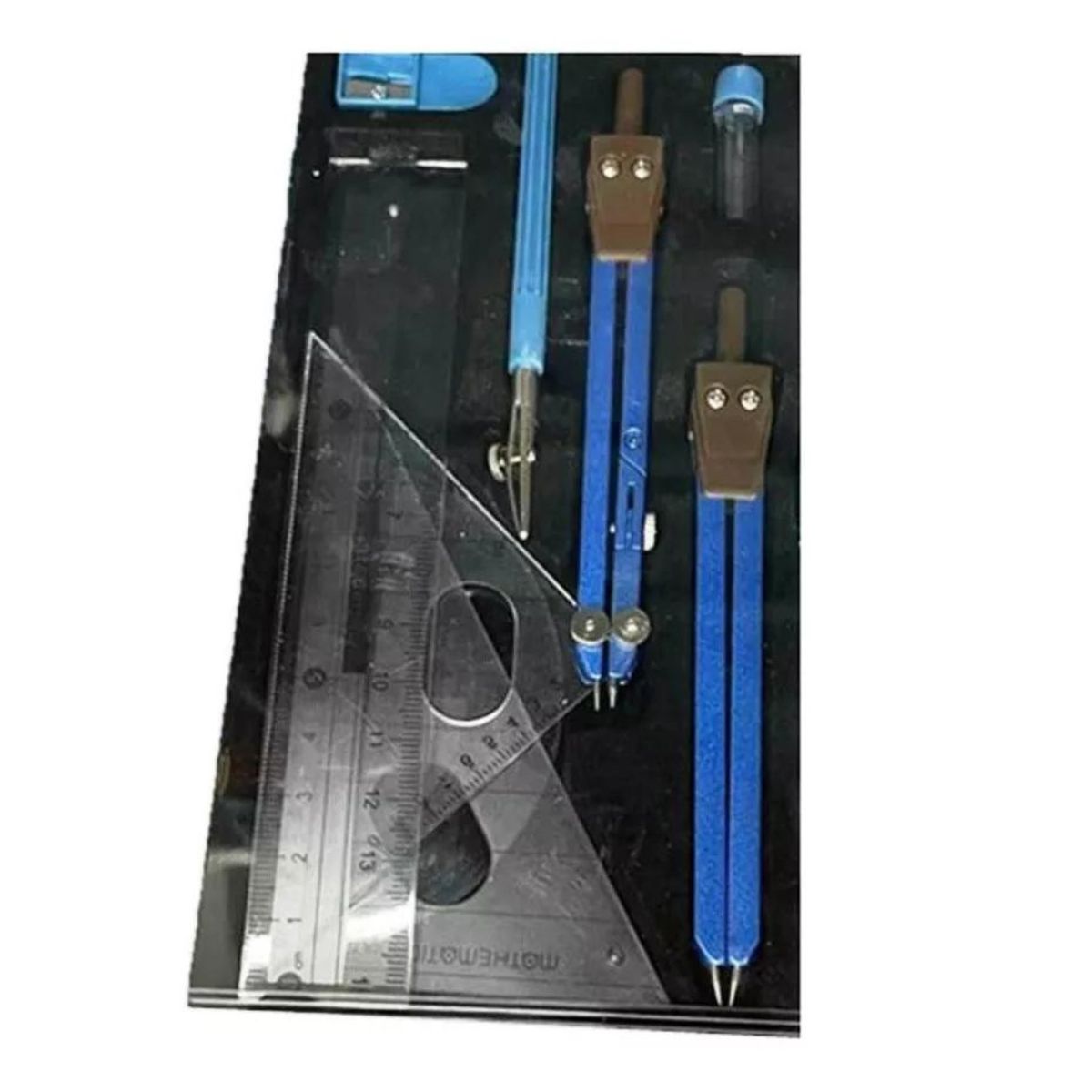 EKOI - Set De 8 Reglas Pieza Juego Geometria Escolar.