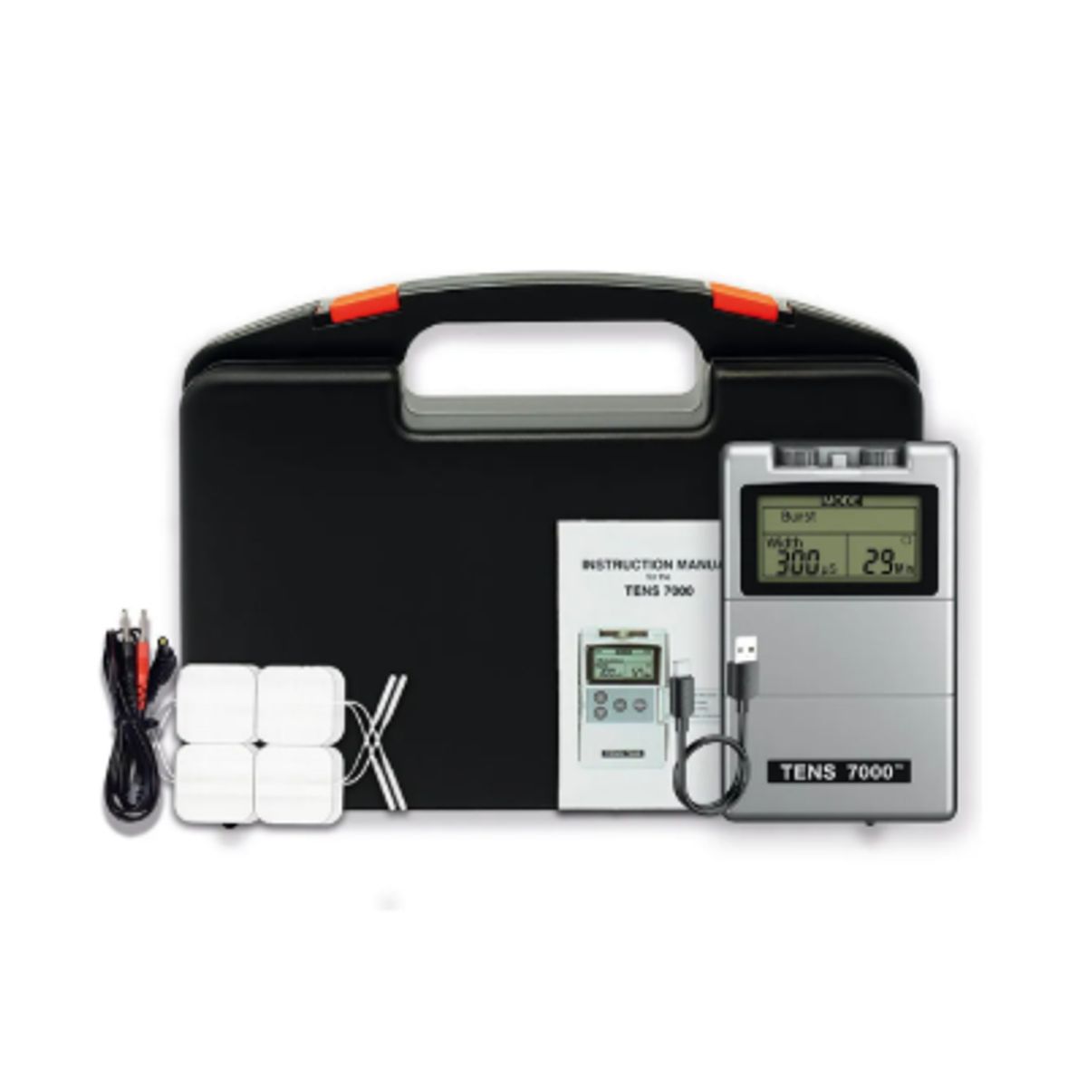 GENERICO - Equipo Electroestimulacion Portatil, Tens 7000