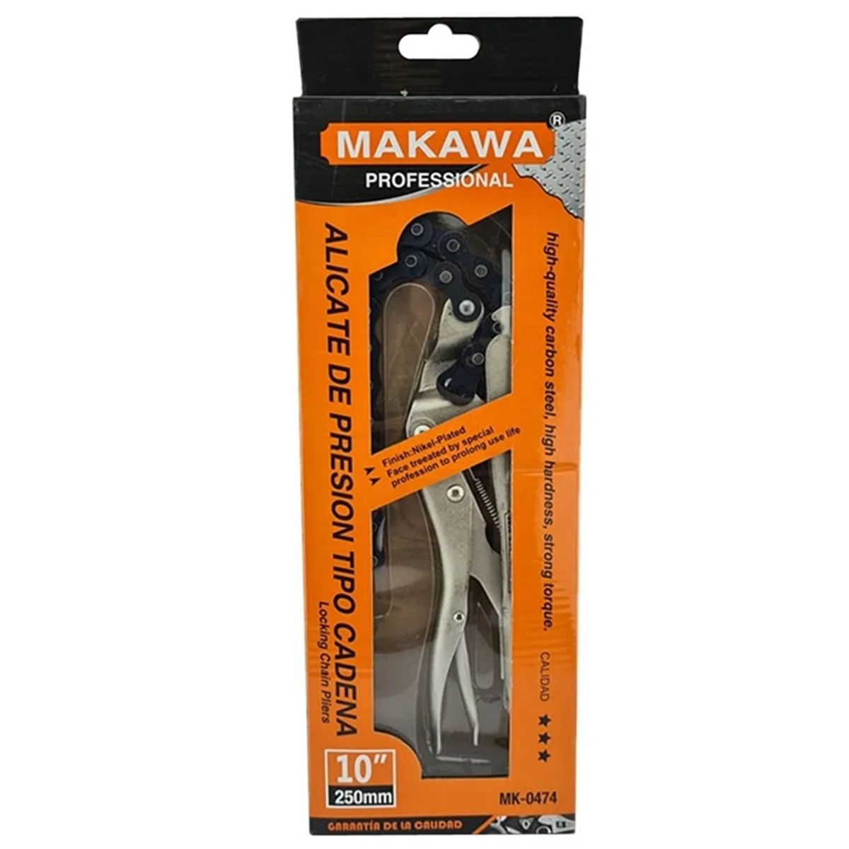 MAKAWA - Alicate De Presion Tipo Cadena 10 Pulgadas Makawa
