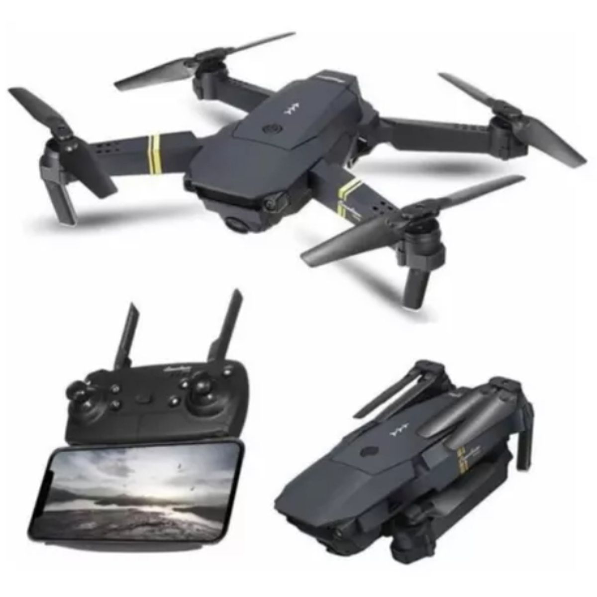GENERICO - Dron Juguete Cámara Wifi Control Fpv 998