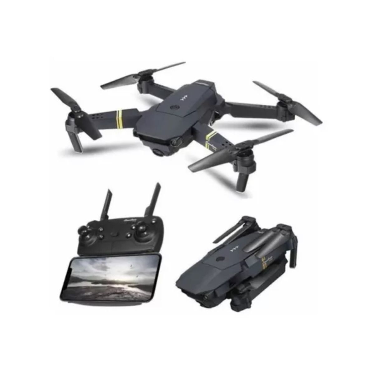 GENERICO - Dron Juguete Cámara Wifi Control Fpv 998