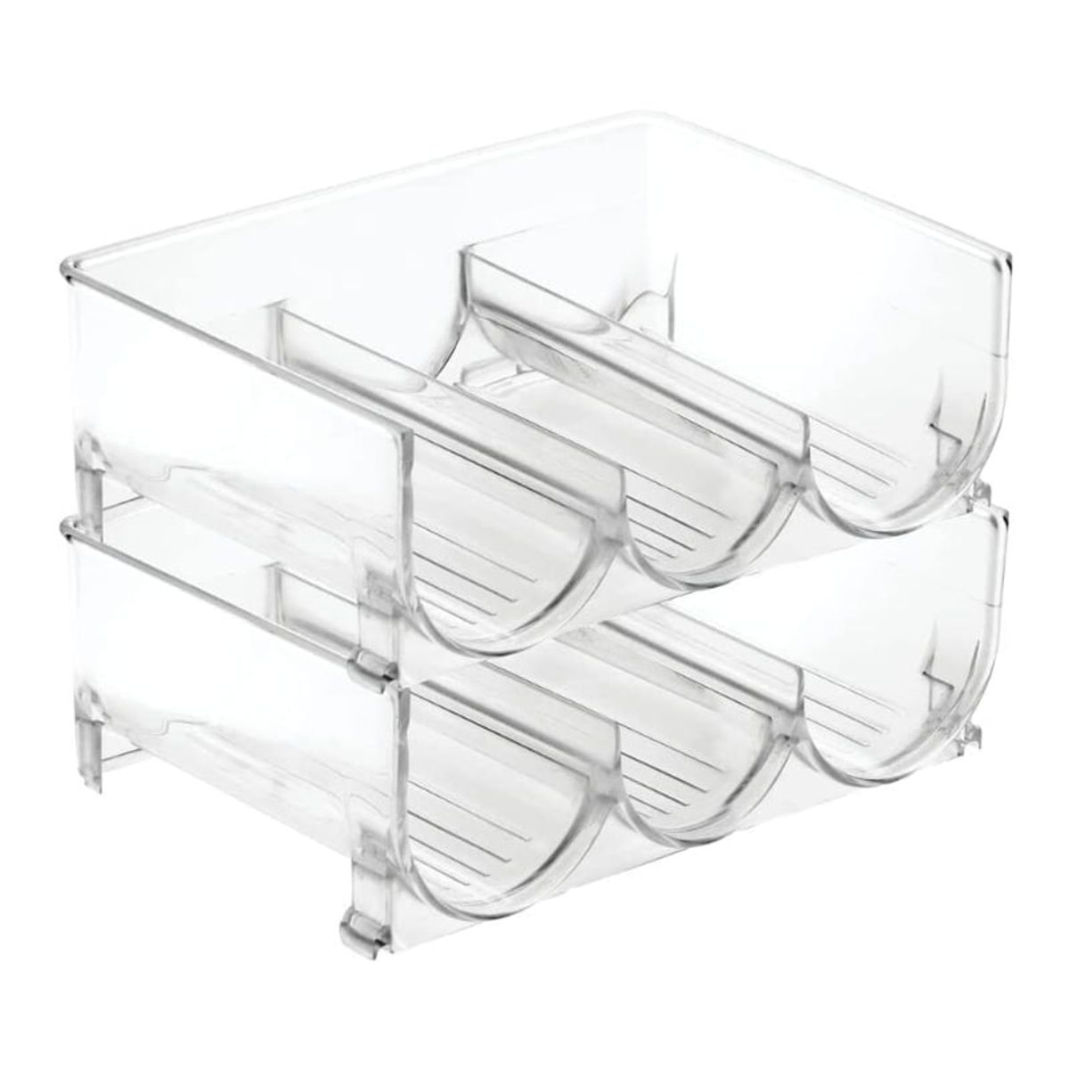 WAKESHOME - Estante Apilable De Plástico Para Almacenamiento De Botellas