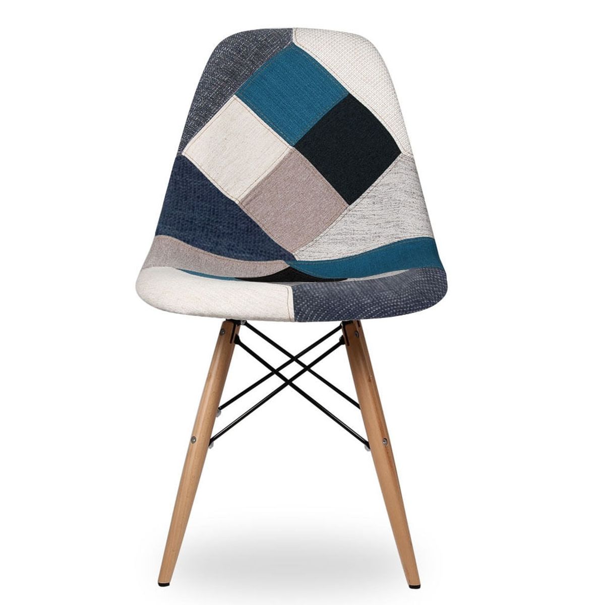 EAMES - Silla Eames Patchwork Comedor  Vintage OP618F