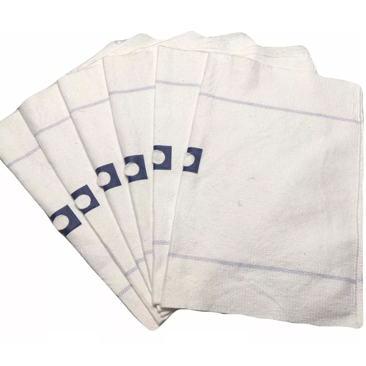 GENERICO - Pack 6 Trapero Con Ojal Piso 70cm×55cm