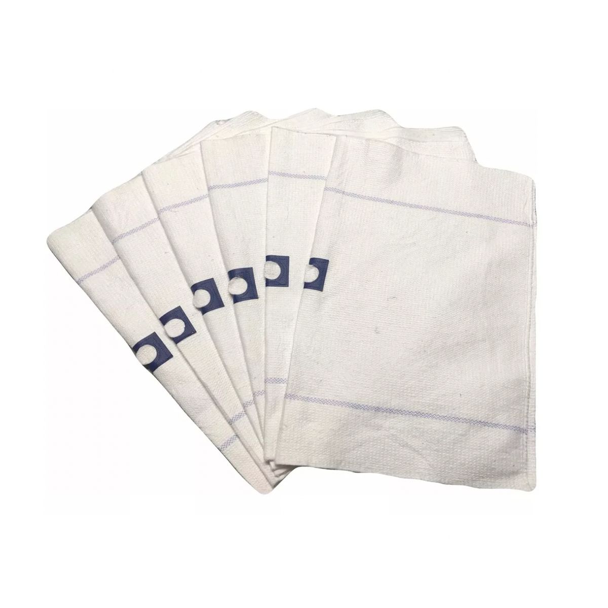 GENERICO - Pack 6 Trapero Con Ojal Piso 70cm×55cm