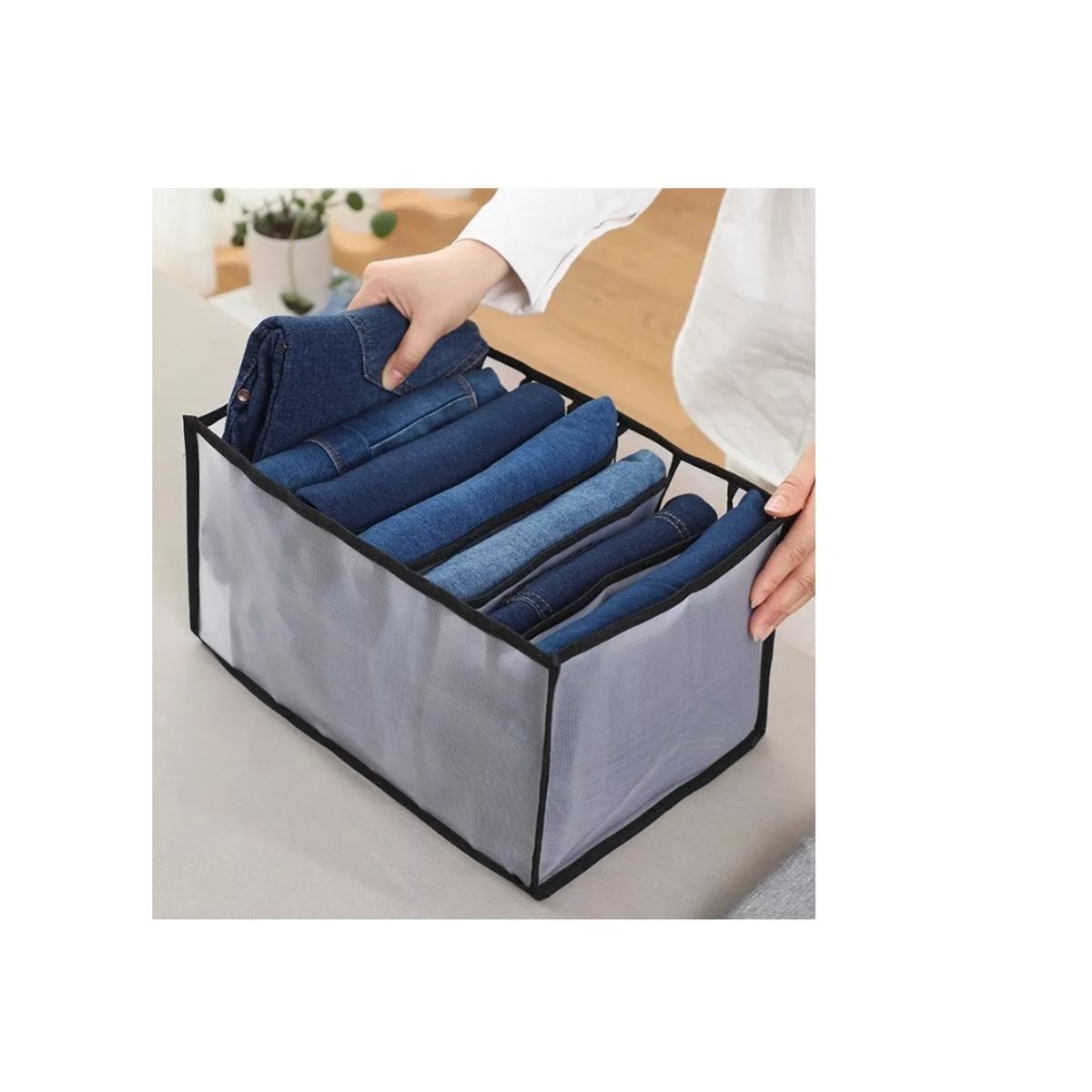 GENERICO - Organizador De Ropa Jeans Pantalones Camisas Armario