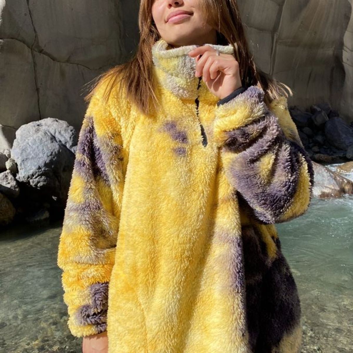 KAZU CAJON DEL MAIPO SPA - Middle Corderito Turpial Oversize