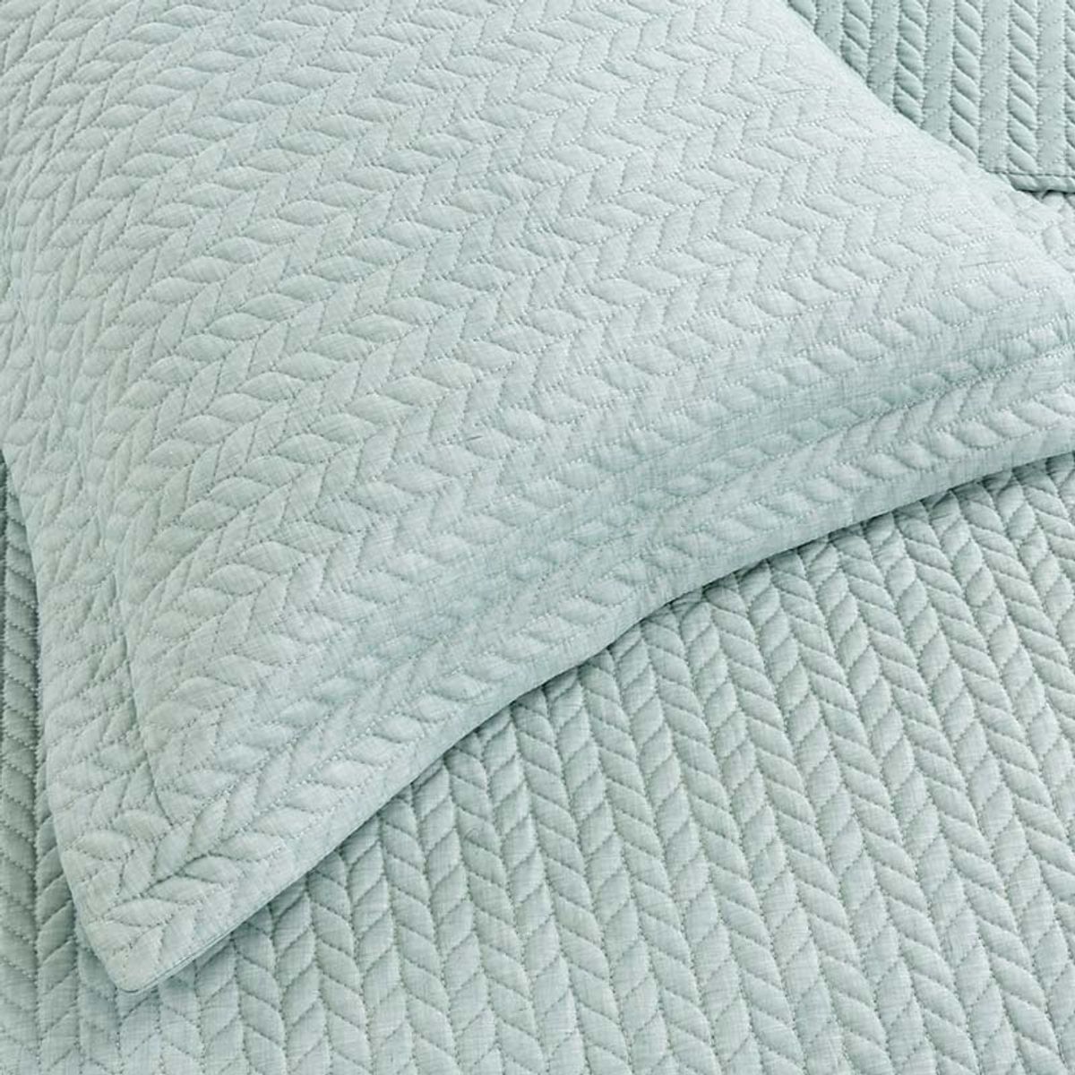 VEKKAHOME - QUILT SUPER KING AQUA PLATA