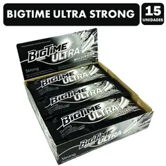 BIGTIME - Ultra Strong Negro - Chicle Sin AzúcarCaja Con 15U