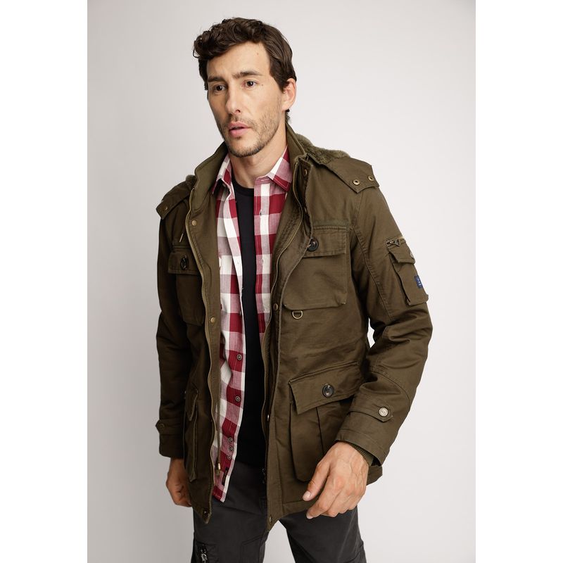 FEROUCH - Chaqueta Twill Nevada F Verde Ferouch
