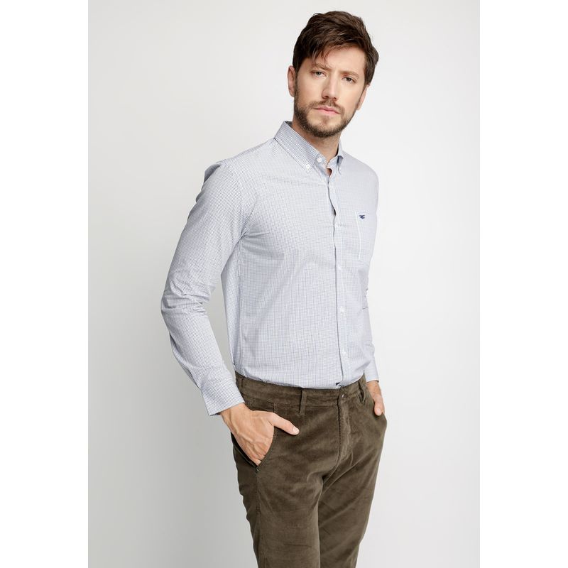 FEROUCH - Camisa Smart Casual Parma Gris Ferouch