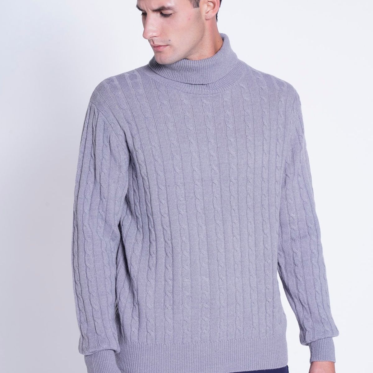 NEW MAN - Sweater Musgo Gris New Man