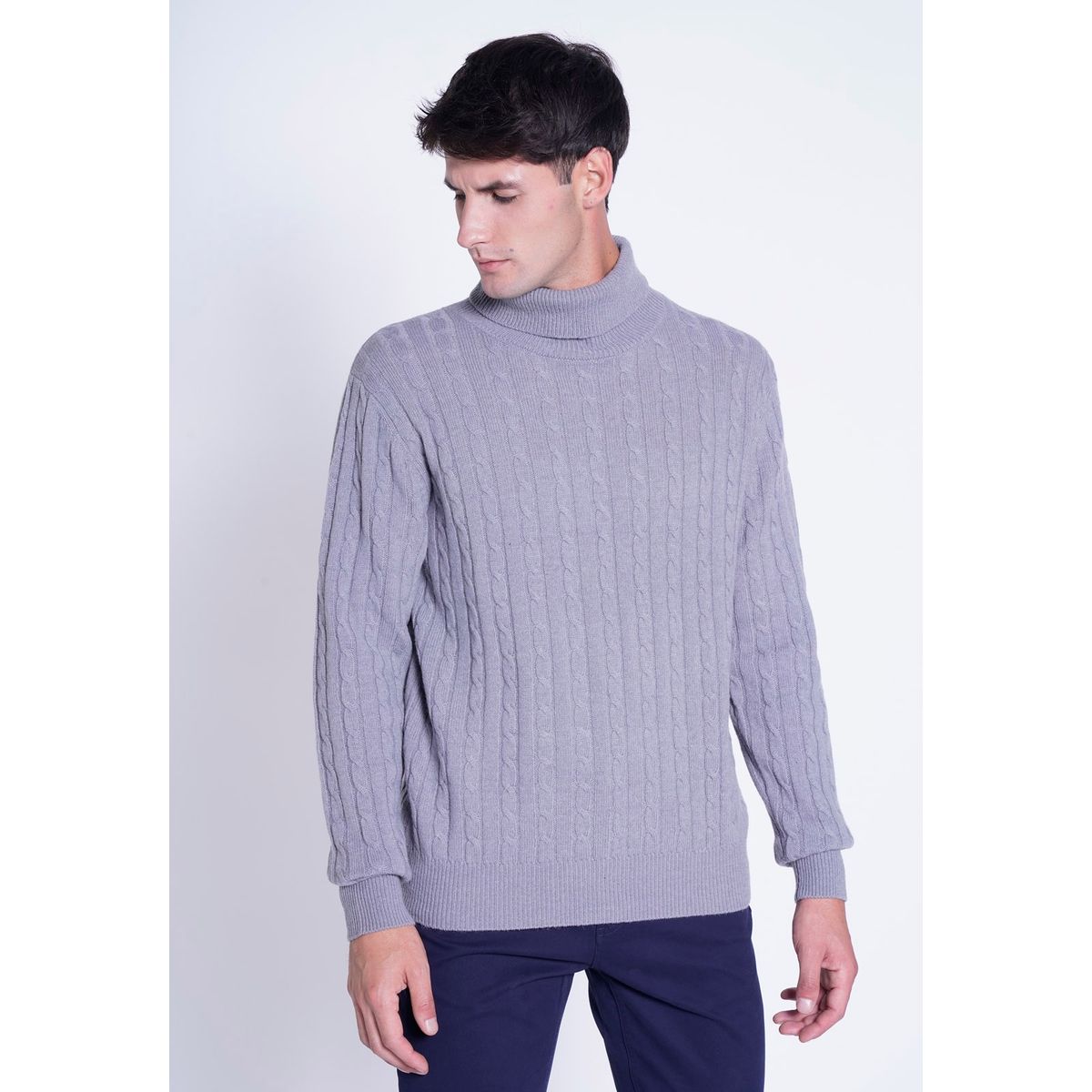 NEW MAN - Sweater Musgo Gris New Man