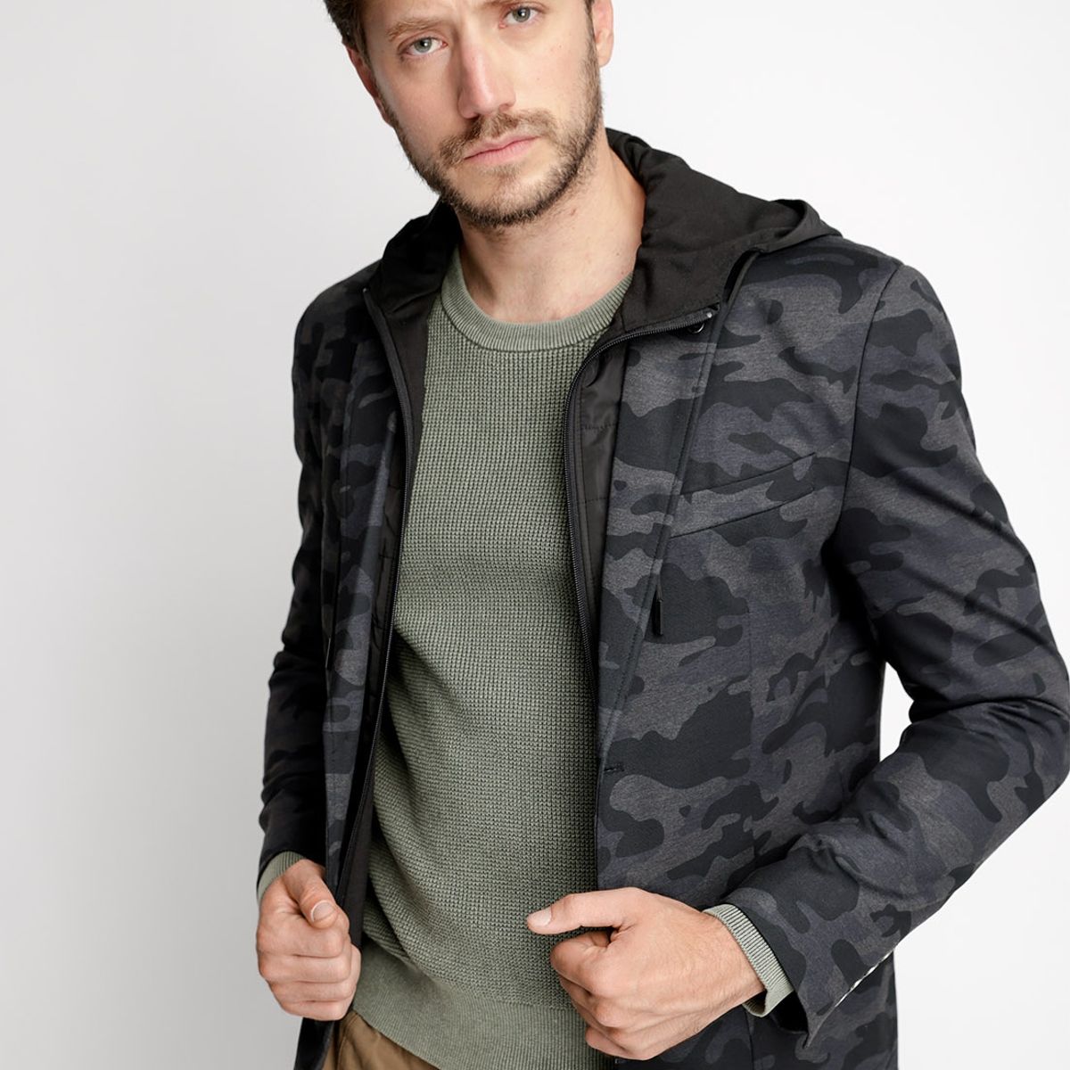 FEROUCH - Blazer Georgia Camouflage Fj Gris Ferouch