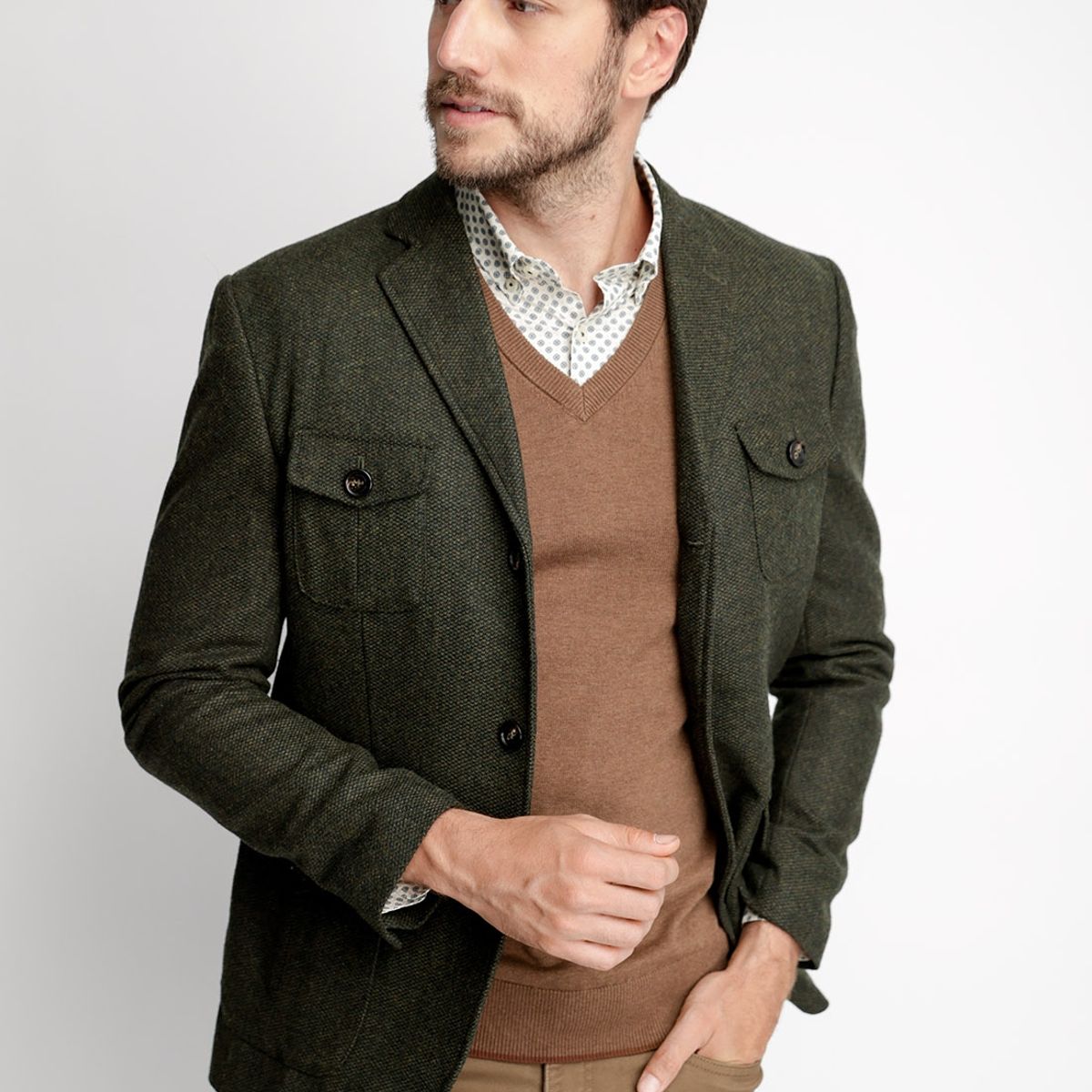 FEROUCH - Blazer Safari F Verde Ferouch