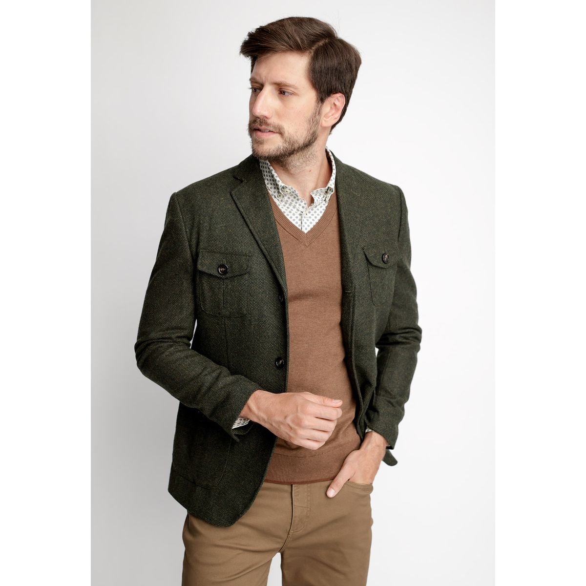 FEROUCH - Blazer Safari F Verde Ferouch