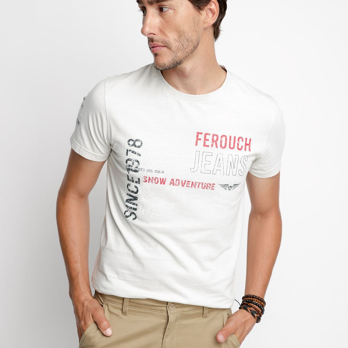 FEROUCH - Polera Virginia Gris Ferouch