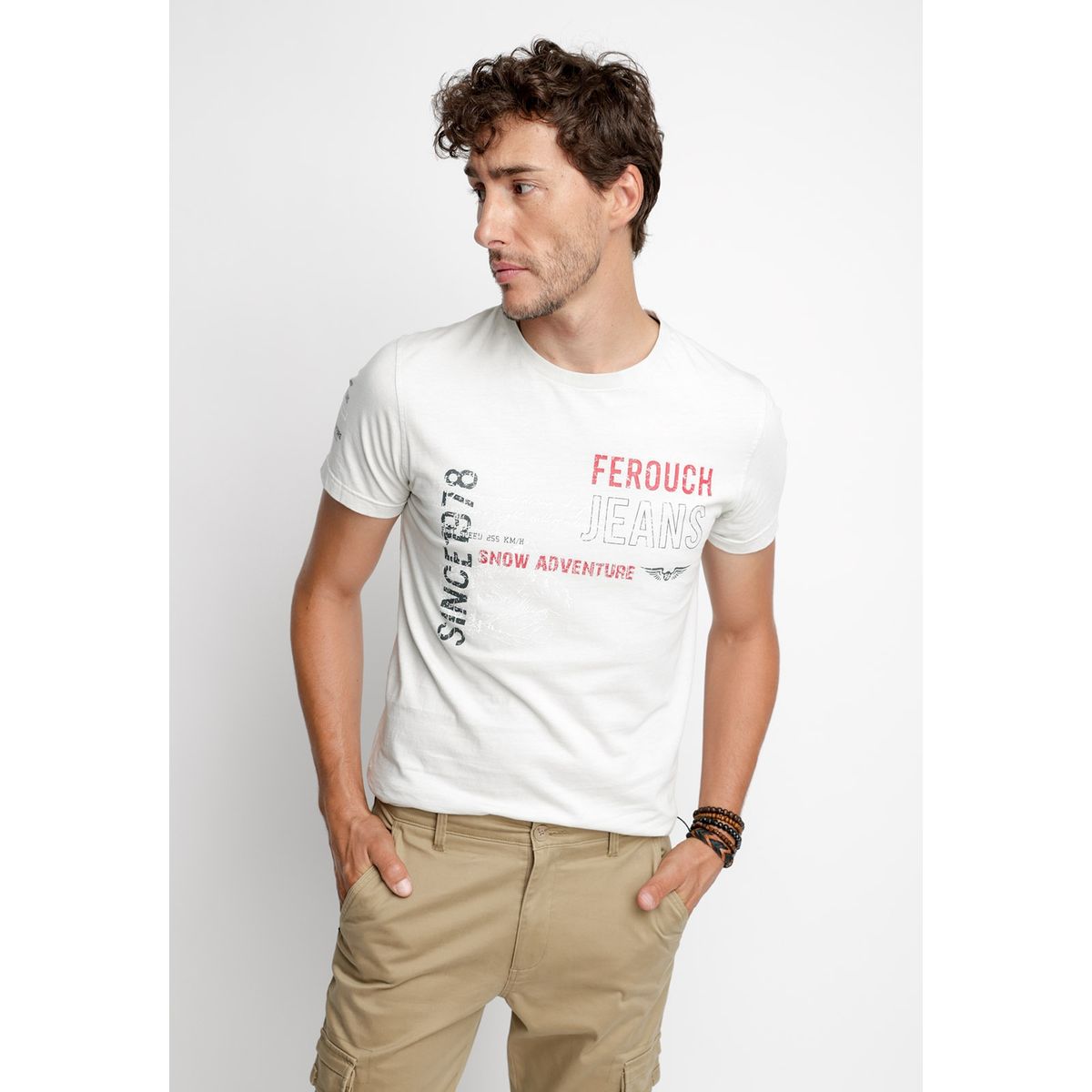 FEROUCH - Polera Virginia Gris Ferouch