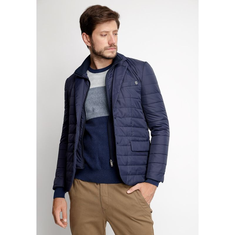FEROUCH - Blazer Brooklyn Padding F Azul Ferouch