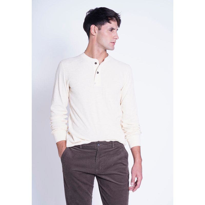 NEW MAN - Polera Palma Beige New Man