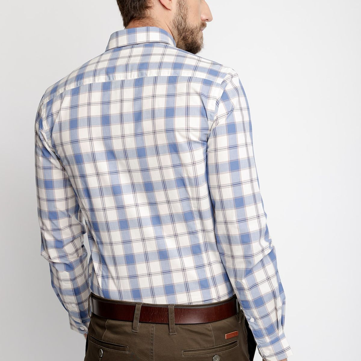 FEROUCH - Camisa Checkered Harlem F Azul Ferouch