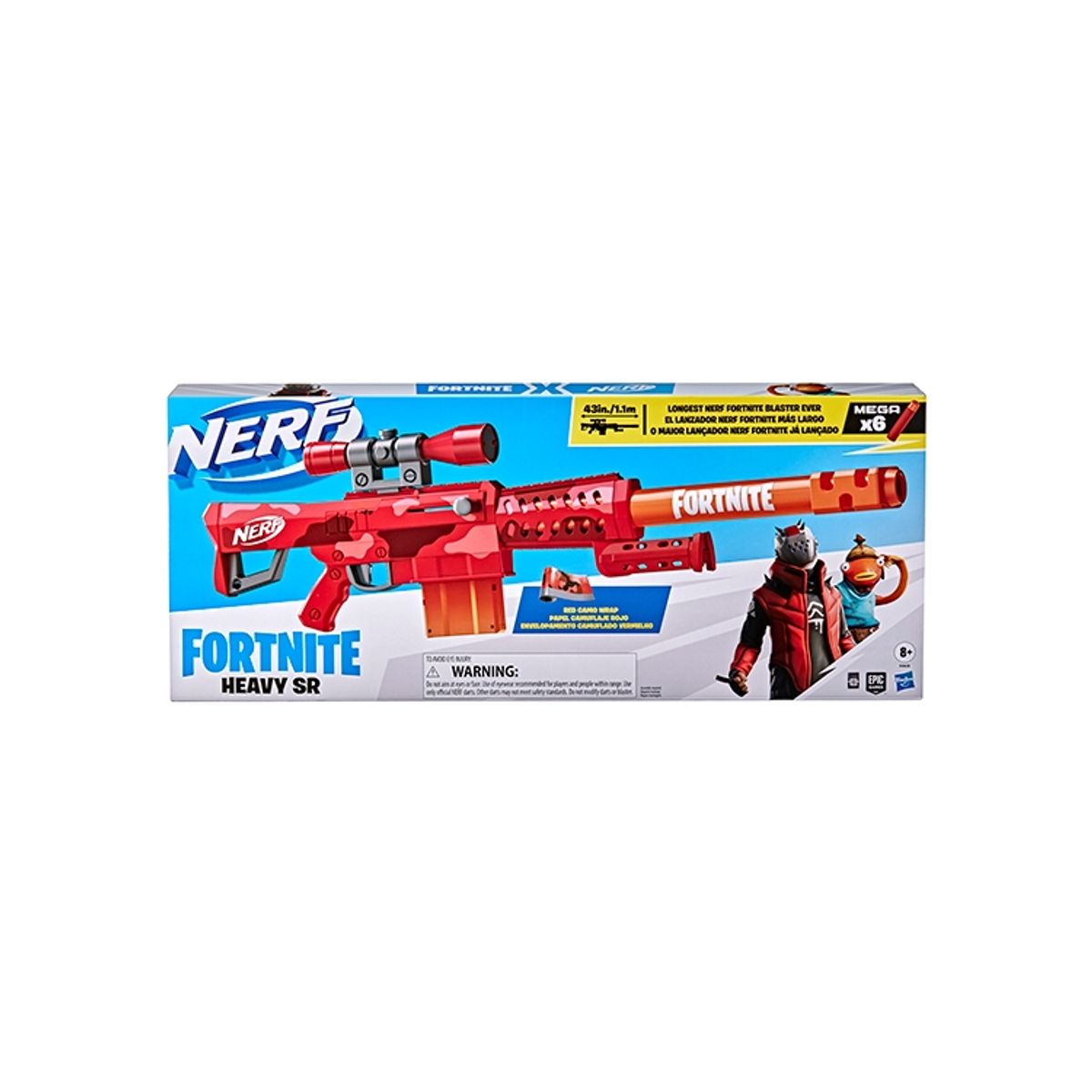 NERF - Nerf Fortnite Heavy Sr - Lanzador Sniper