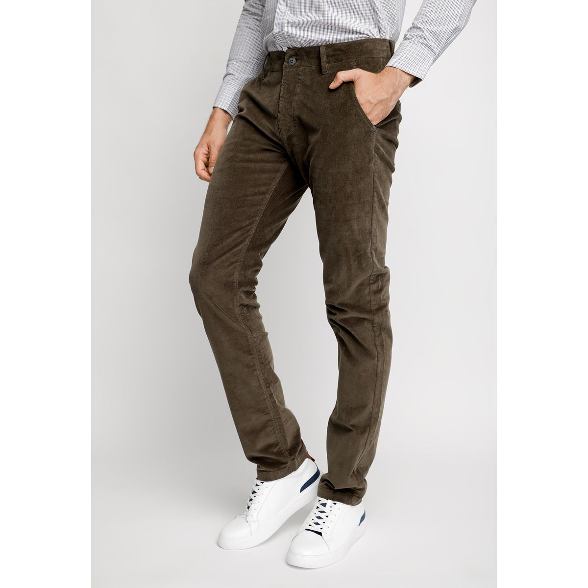 FEROUCH - Pantalón Chino Lancaster Verde Ferouch