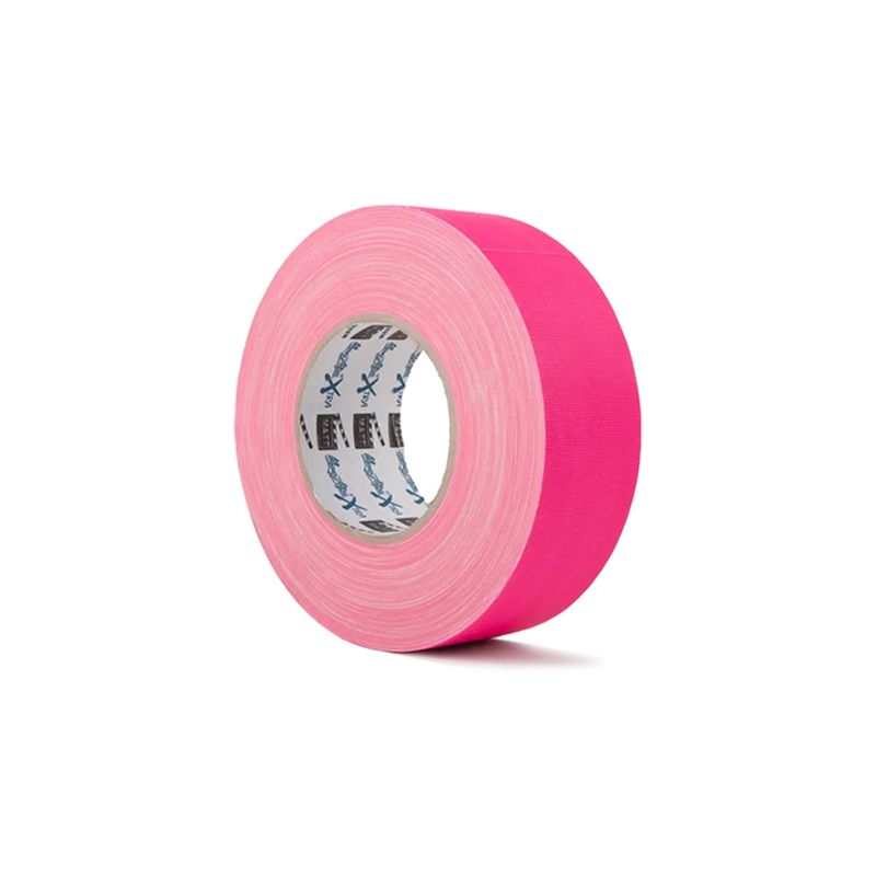 LIGHTUP - CINTA GAFFER TELA MATE FLUOR ROSA 50mm X 25m