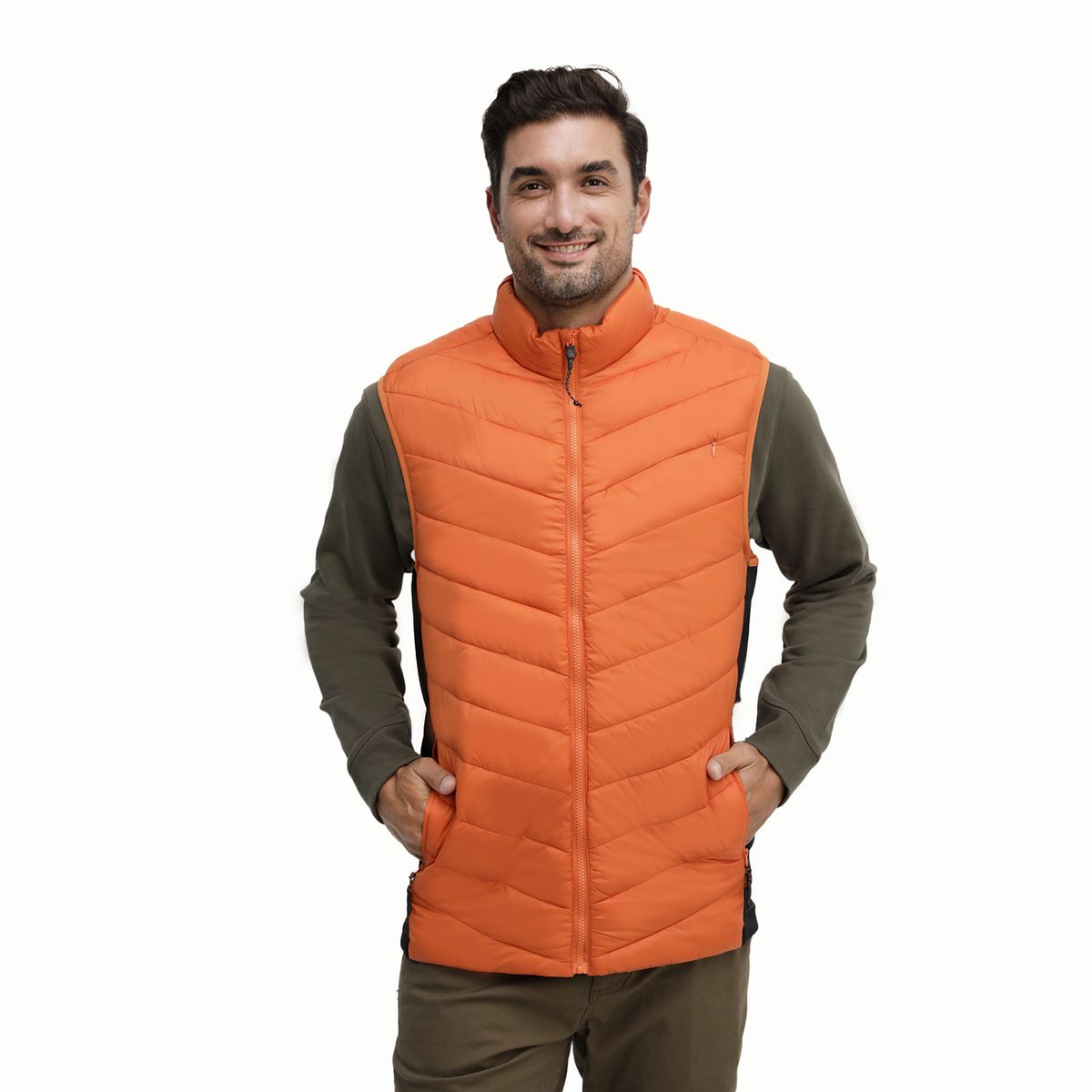 PANAMA JACK - Parka sin mangas Hombre Naranjo Panama Jack PANAMA JACK