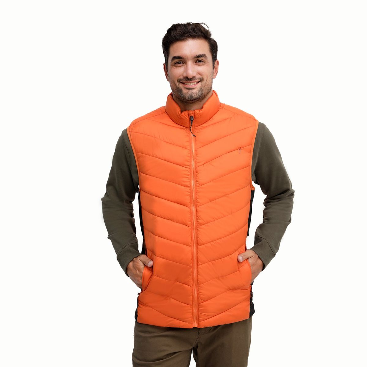 PANAMA JACK - Parka sin mangas Hombre Naranjo Panama Jack PANAMA JACK