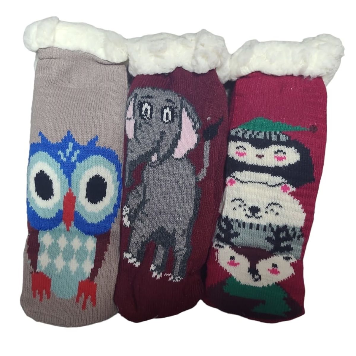 GARSIL - 6 Pares De Calcetines Con Chiporro y Antideslizante Para Niñas