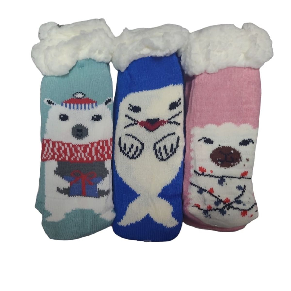 GARSIL - 6 Pares De Calcetines Con Chiporro y Antideslizante Para Niñas