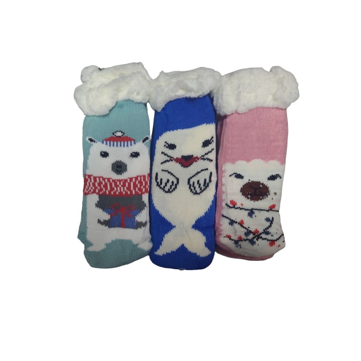 GARSIL - 6 Pares De Calcetines Con Chiporro y Antideslizante Para Niñas