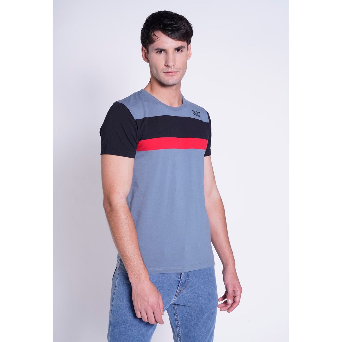 NEW MAN - Polera Dustin Gris New Man