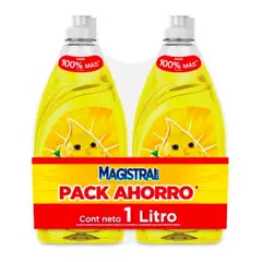 MAGISTRAL - Pack 2 Lavalozas Concentrado Ultra Limon 500 ml