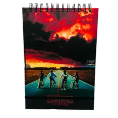 GENERICO - Croquera B5 100 Hojas Lisas Blancas Stranger Things