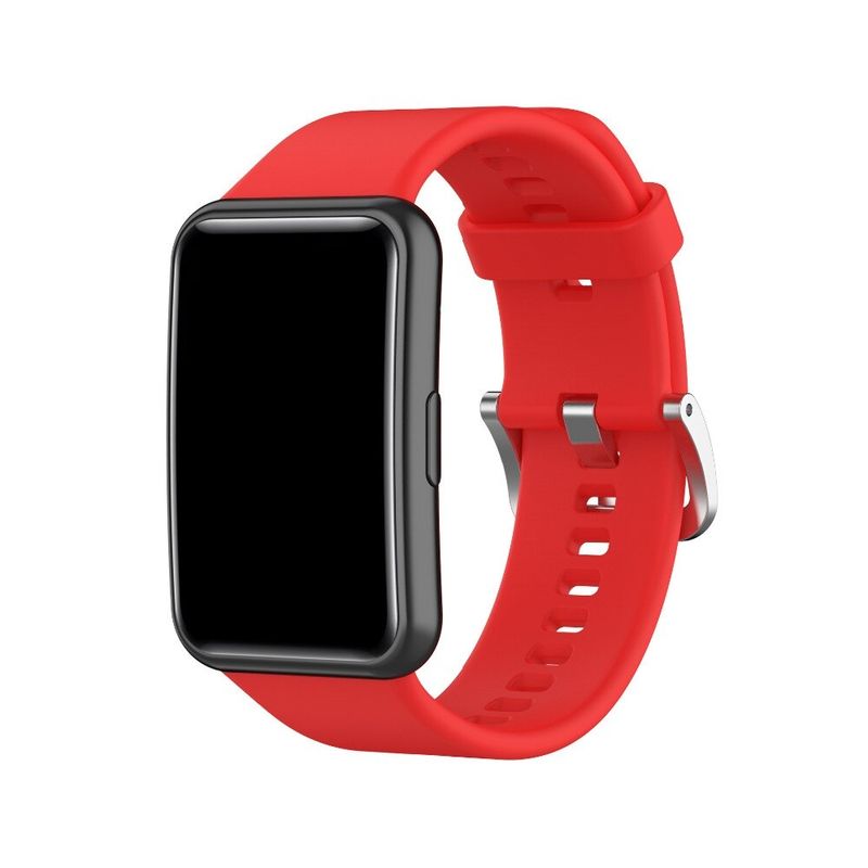 GENERICO - Correa Silicona Para reloj Huawei Fit Rojo