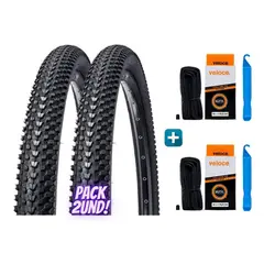 FANTOM - Pack 2 Neumaticos Camaras y Desmontadores Aro 26 X 2.10