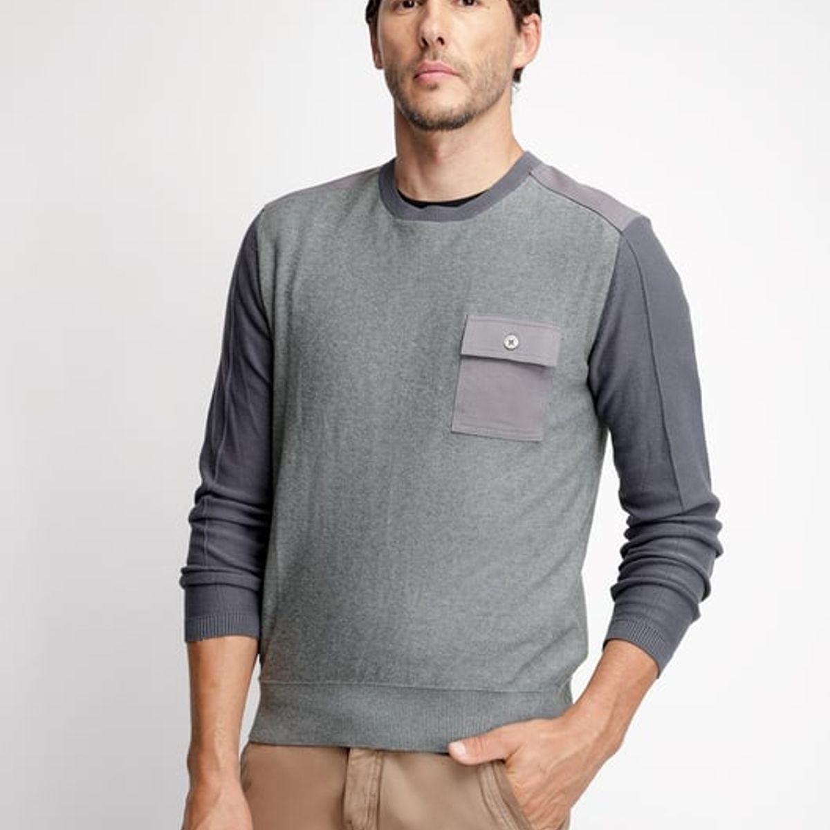 FEROUCH - Sweater Wisconsin Gris Ferouch