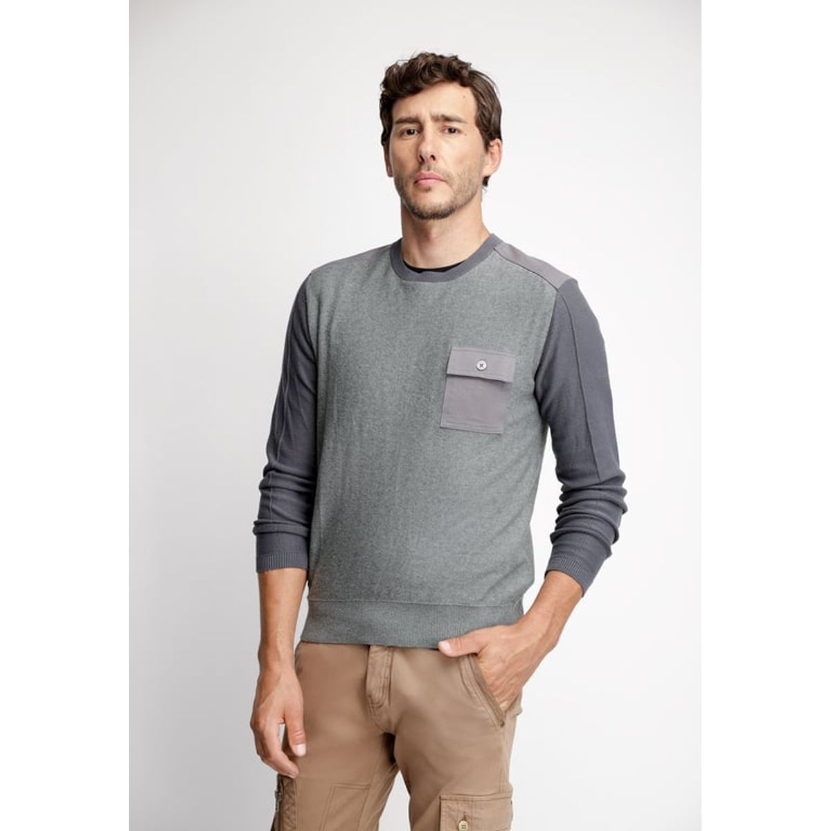 FEROUCH - Sweater Wisconsin Gris Ferouch