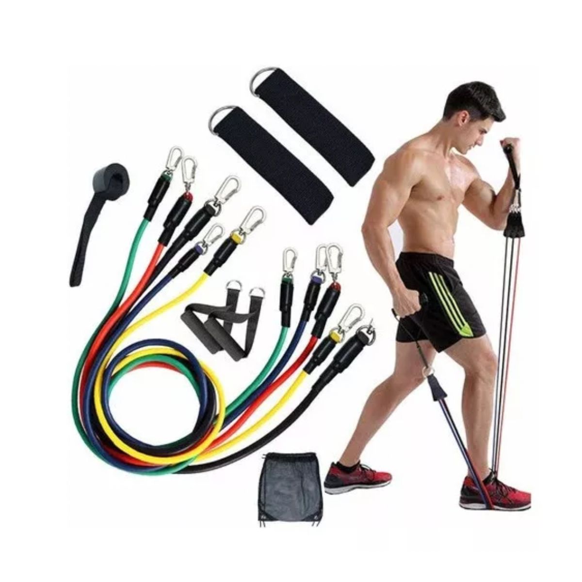 GENERICO - Bandas Elásticas Ejercicios Ligas De Resistencia En Casa