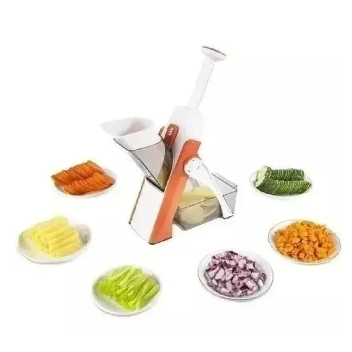 GENERICO - Picador Cortador Manual Multifuncional de Verduras y frutas